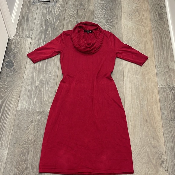 Express Body-con Red Sweater Mini Dress- Small - Picture 3 of 5